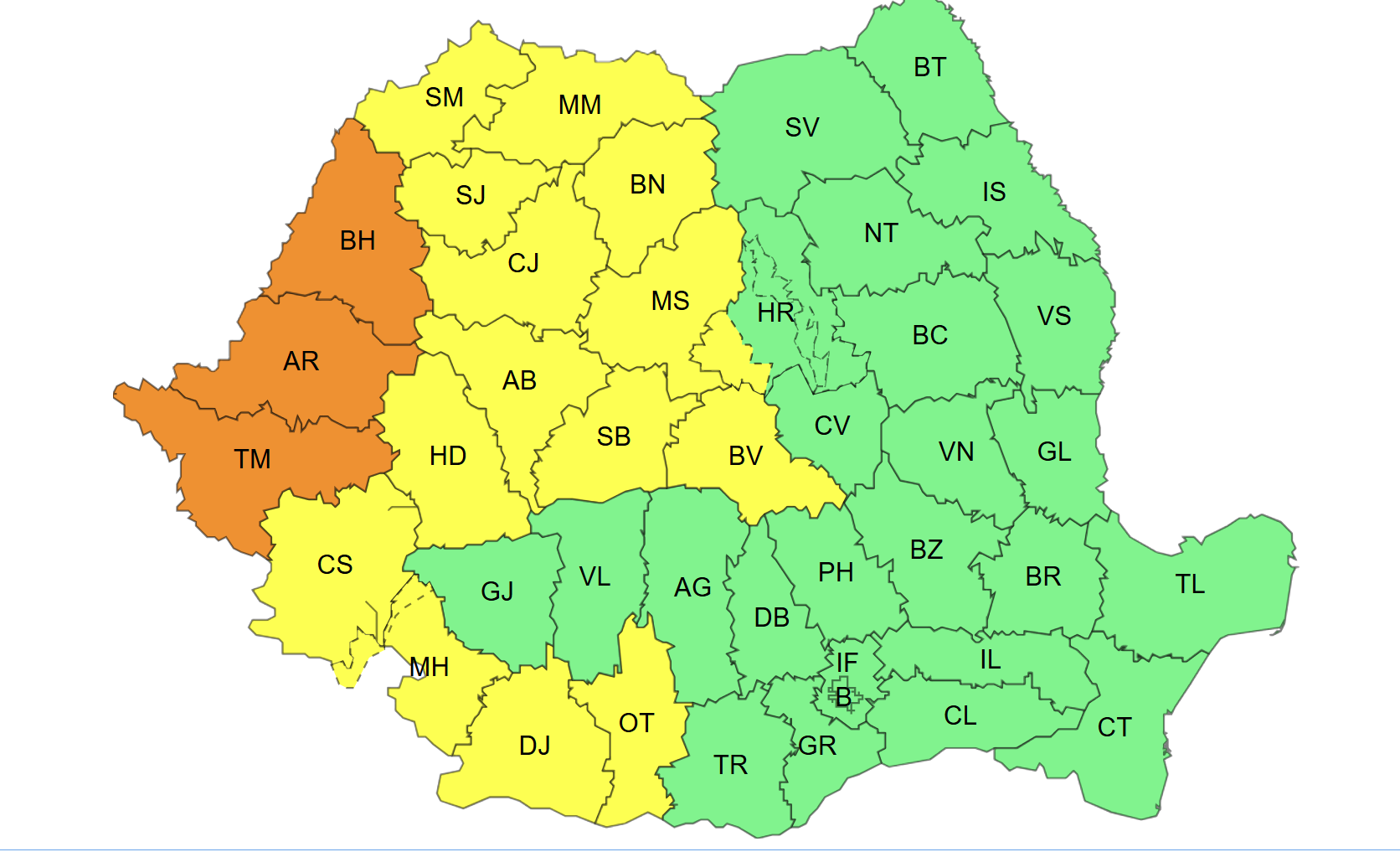 Cod portocaliu de caniculă în Bihor: temperaturi de 38 de grade