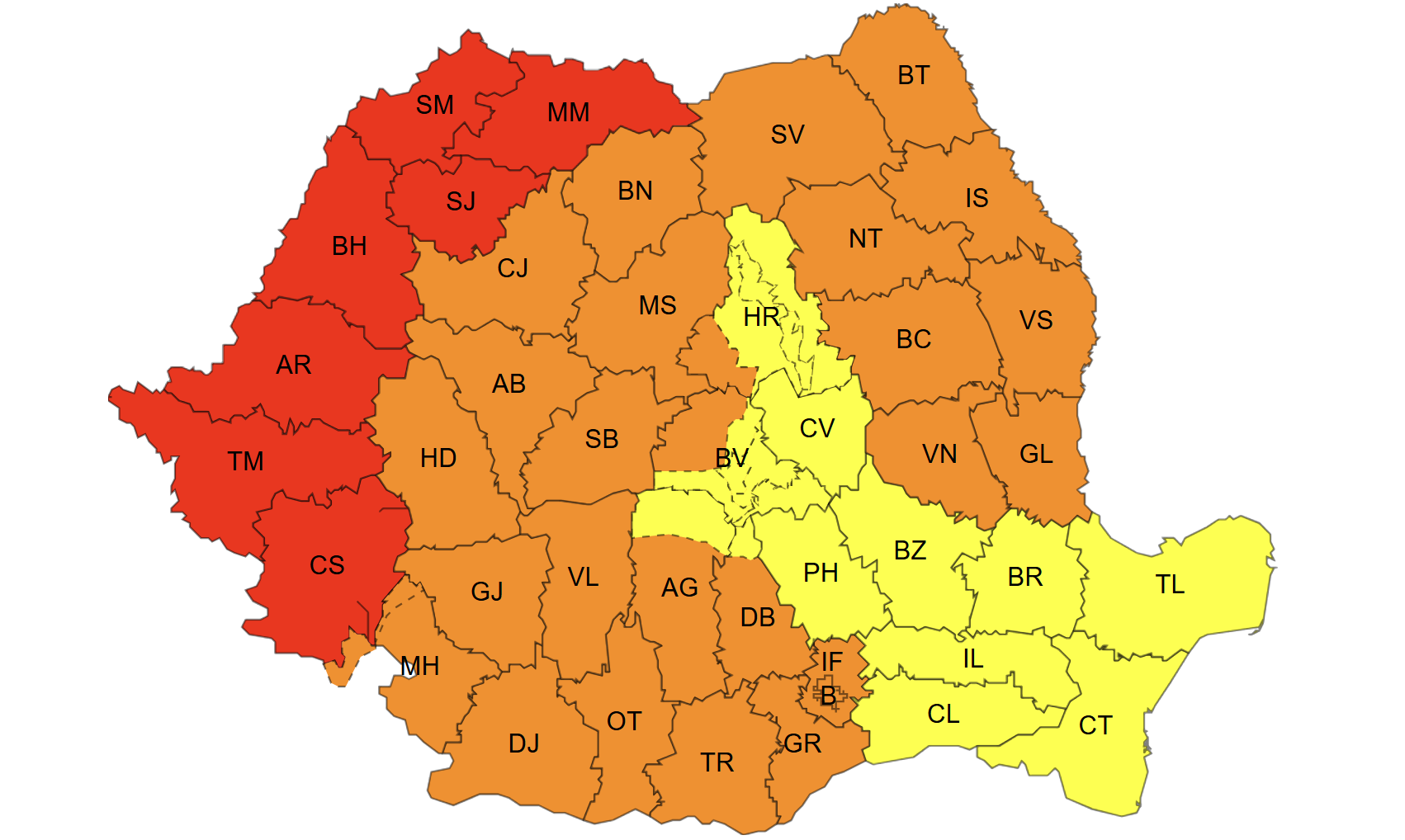 A patra zi consecutivă de Cod roșu în Bihor: temperaturi de până la 41°C