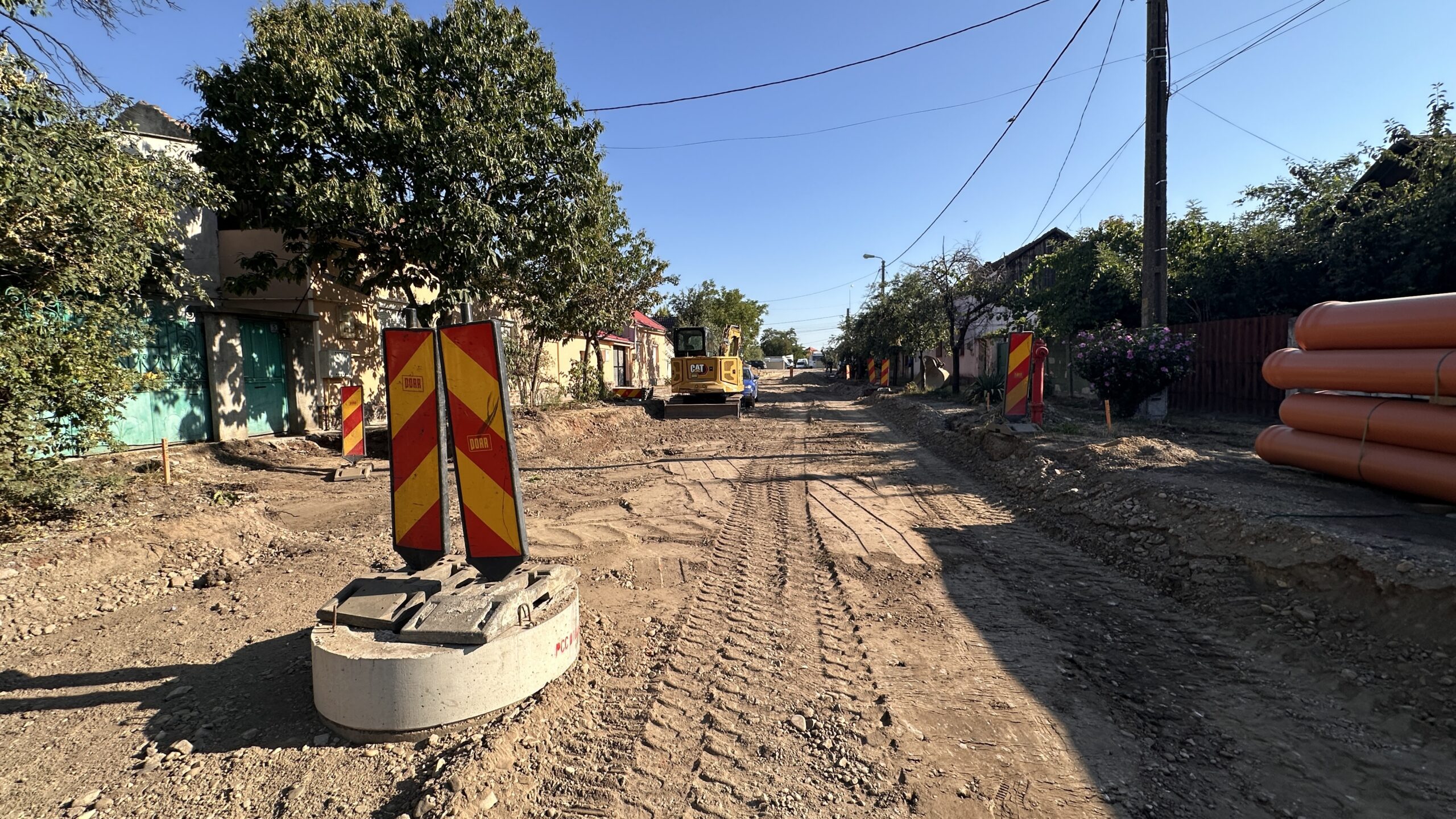 Au început lucrările pe strada Mărgelelor din Episcopia