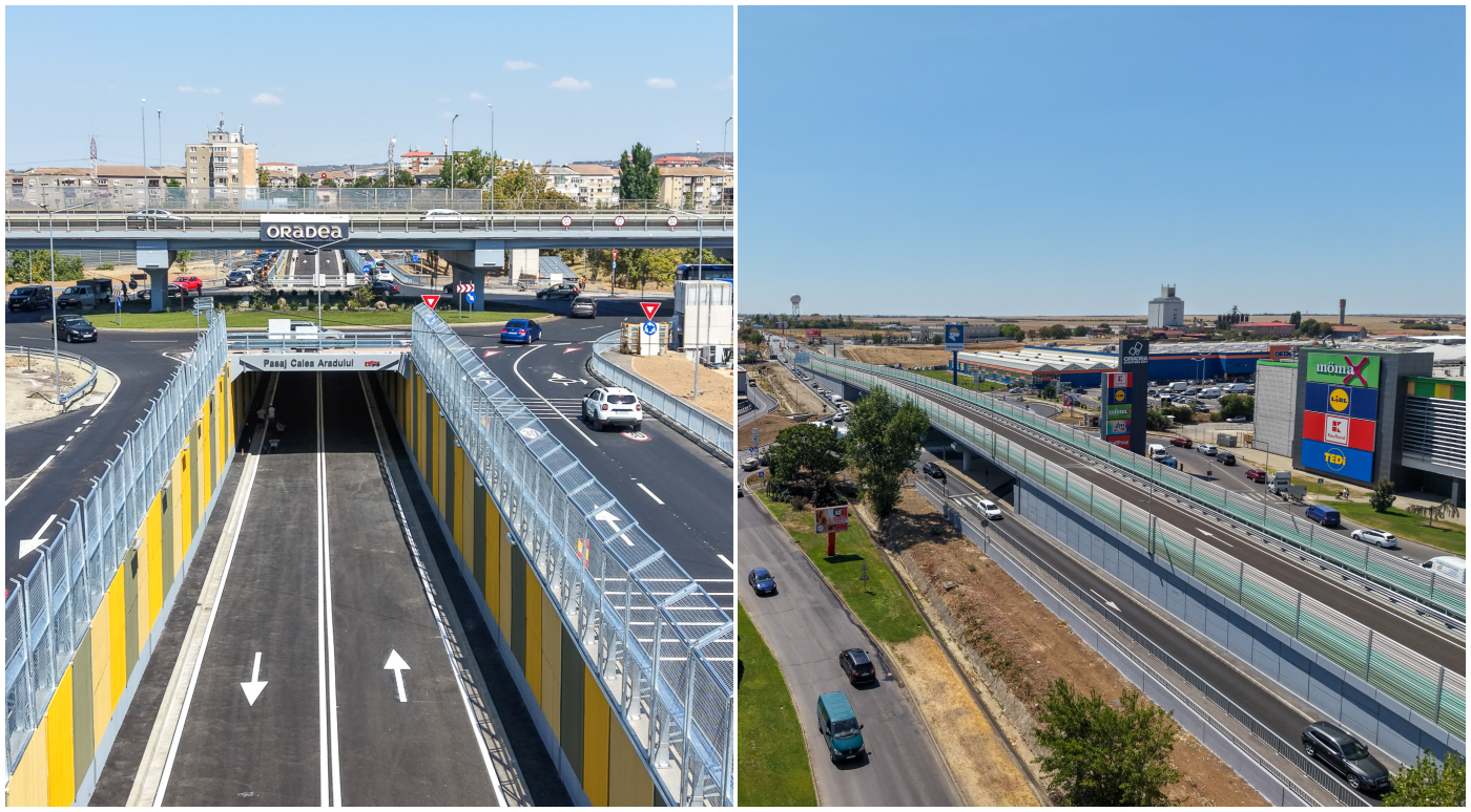 Calea Aradului se schimbă radical: luni se deschid pasajele din zona Jumbo–ERA
